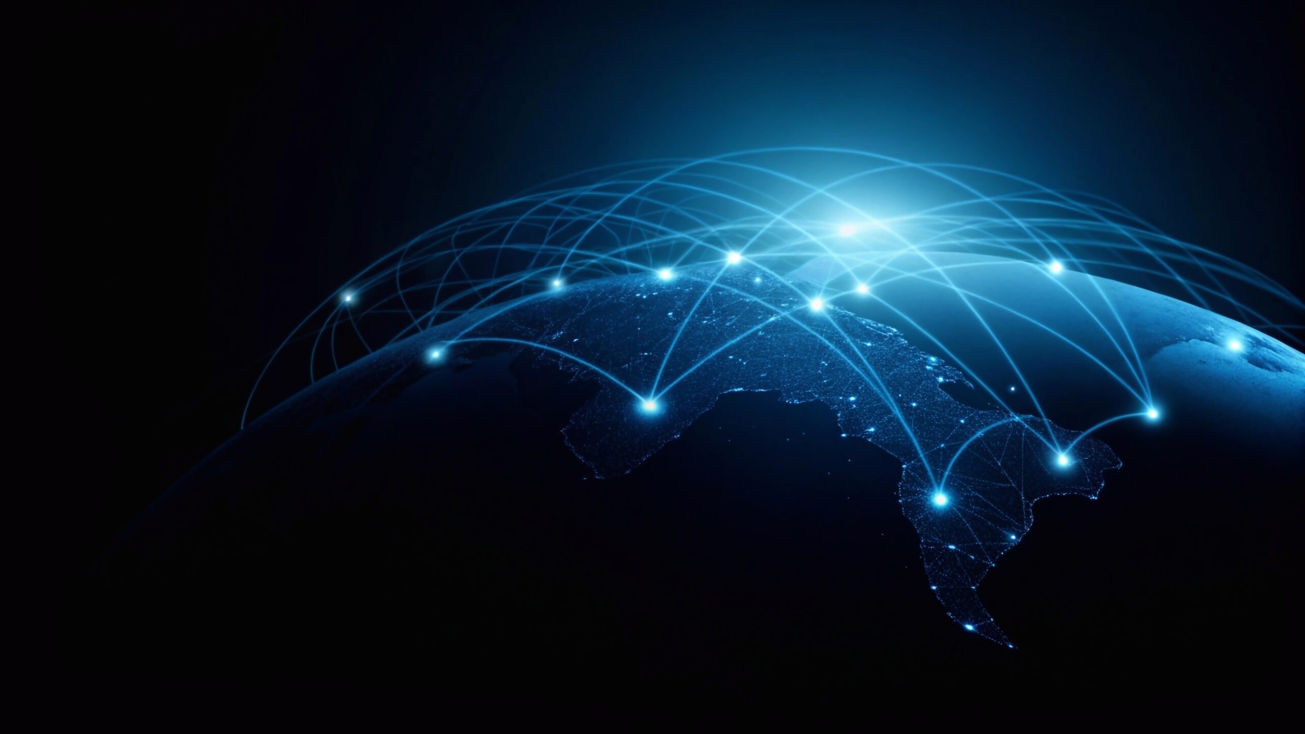 AI image depicting connectivity across countries