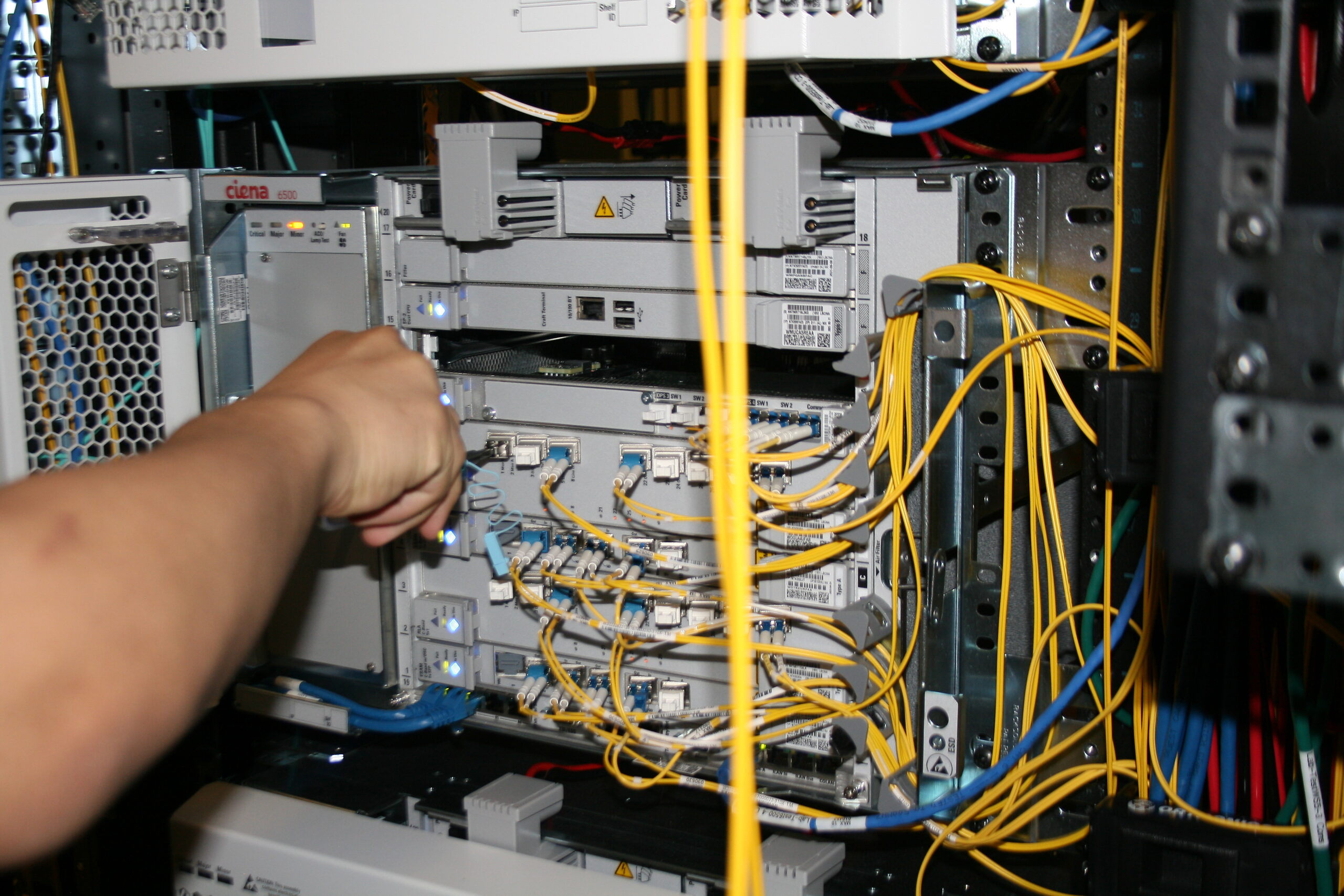 MAX engineer working in lab